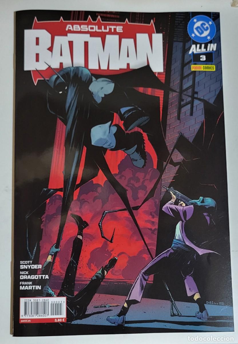 C&oacute;mics: ABSOLUTE BATMAN N&ordm; 3 / SCOTT SNIDER - NICK DRAGOTTA / ALL IN - -DC - PANINI - Foto 1