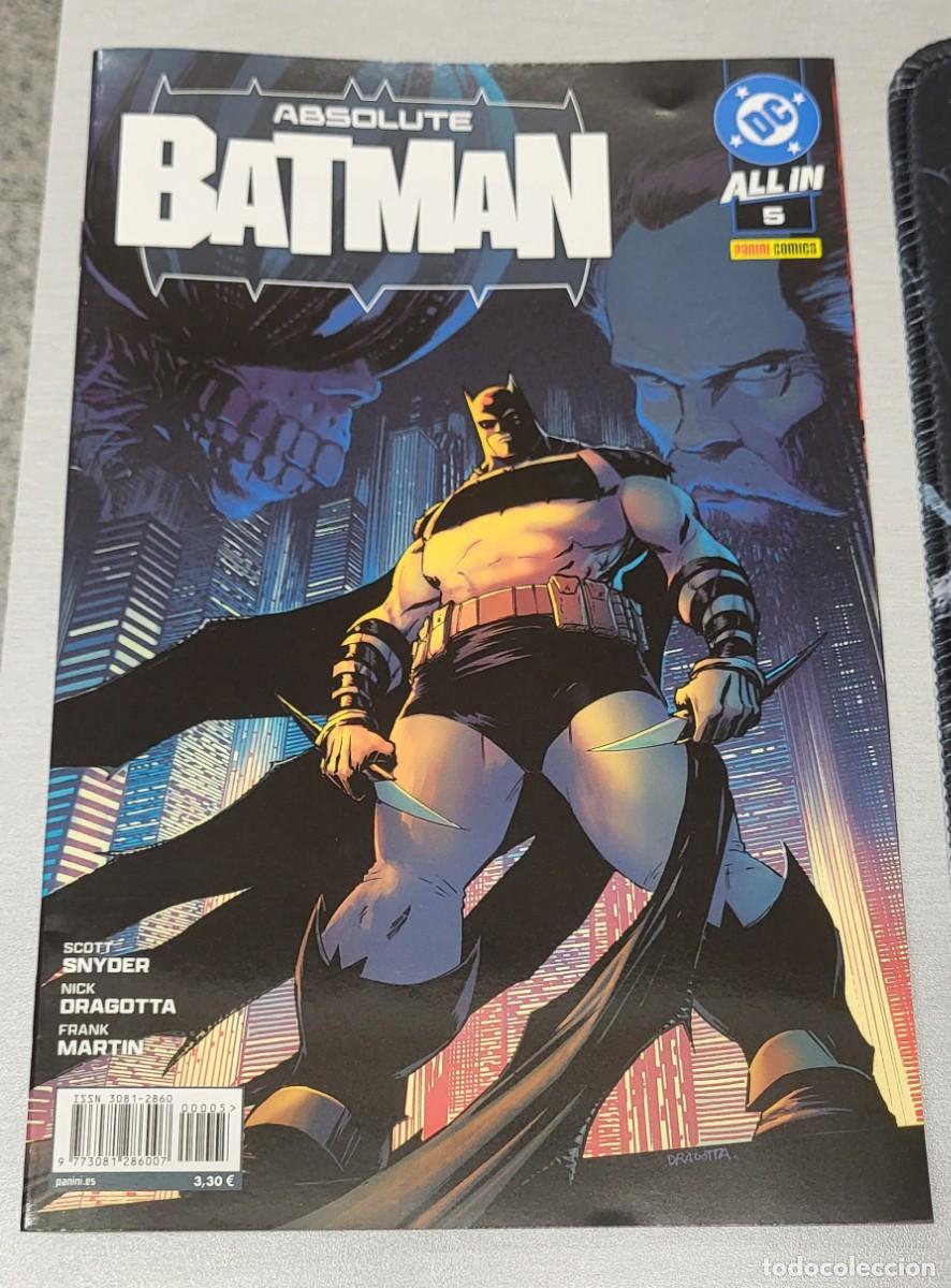 C&oacute;mics: ABSOLUTE BATMAN N&ordm; 5 / SCOTT SNIDER - NICK DRAGOTTA / ALL IN - -DC - PANINI - Foto 1