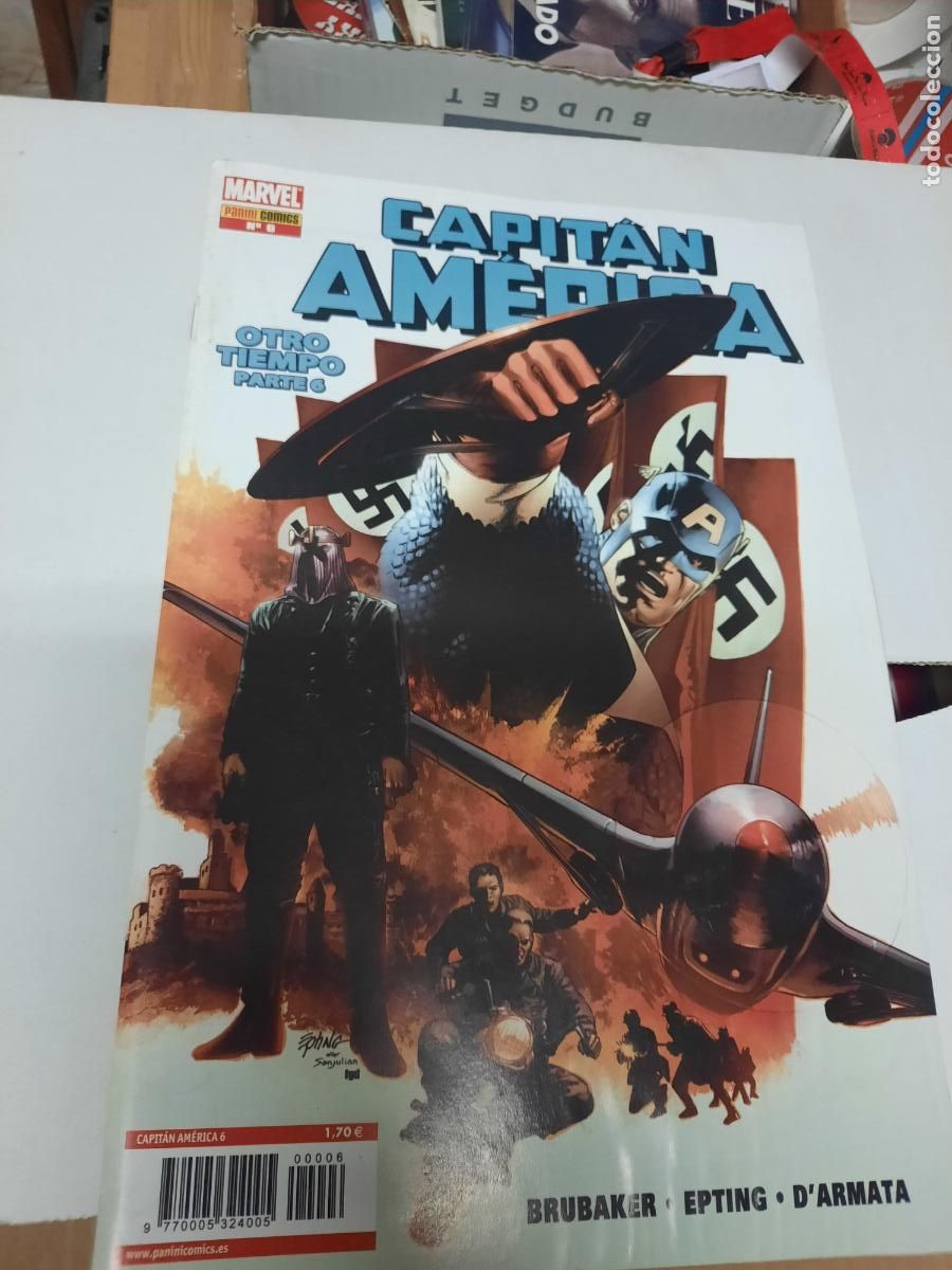 C&oacute;mics: CAPIT&Aacute;N AM&Eacute;RICA N&ordm; 6 -ED. PANINI - Foto 1