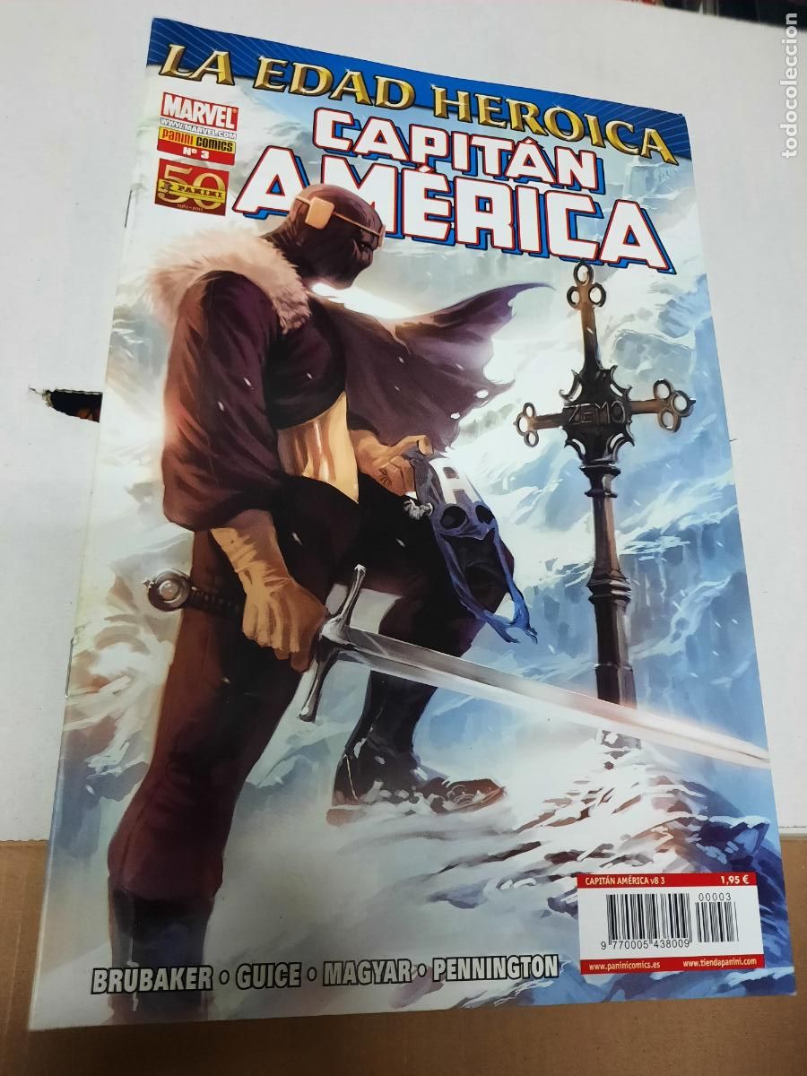 C&oacute;mics: CAPIT&Aacute;N AM&Eacute;RICA N&ordm; 3 V.8 - ED. PANINI - Foto 1
