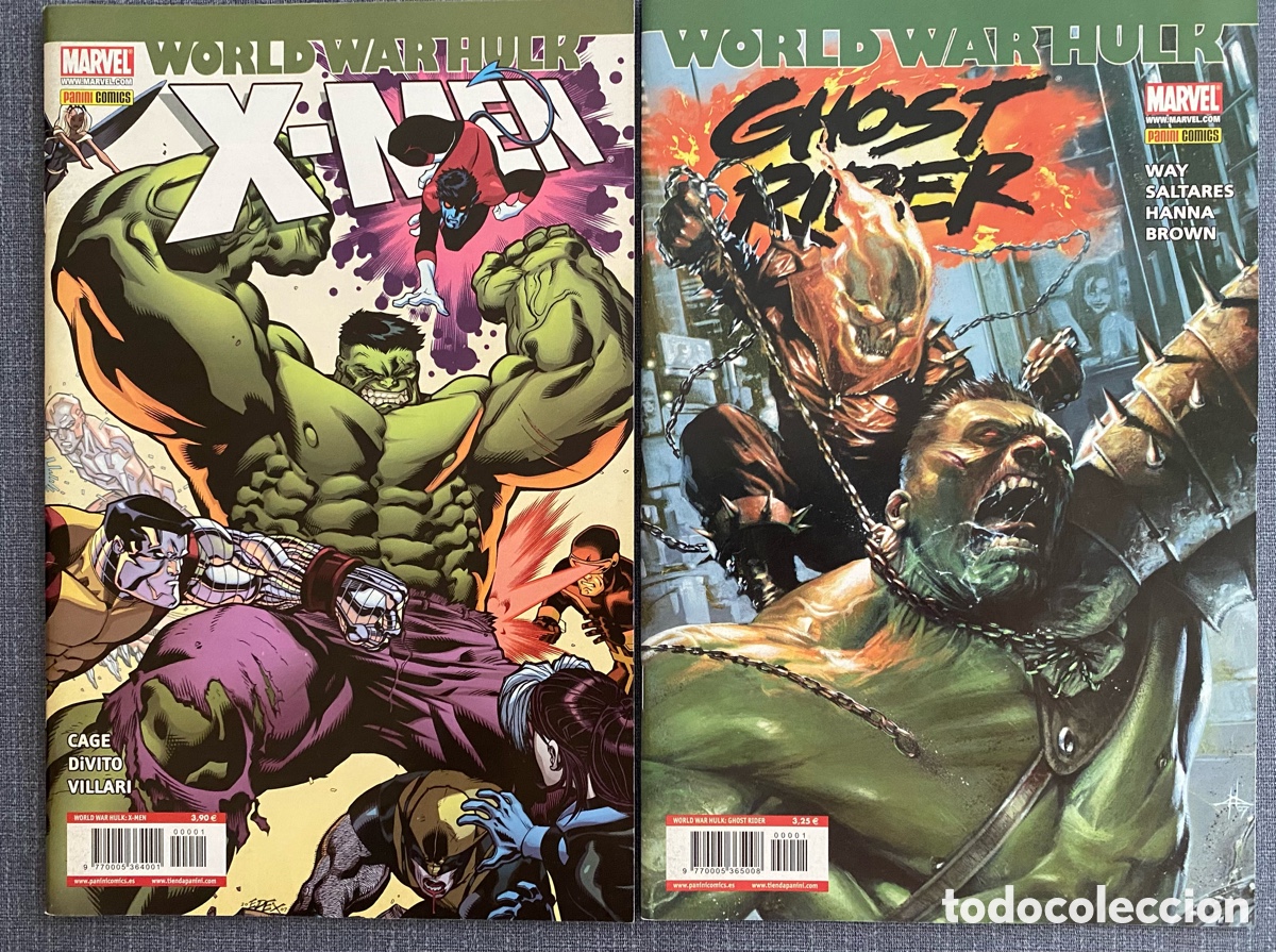 C&oacute;mics: World War Hulk: X-Men y Ghost Rider - Foto 1
