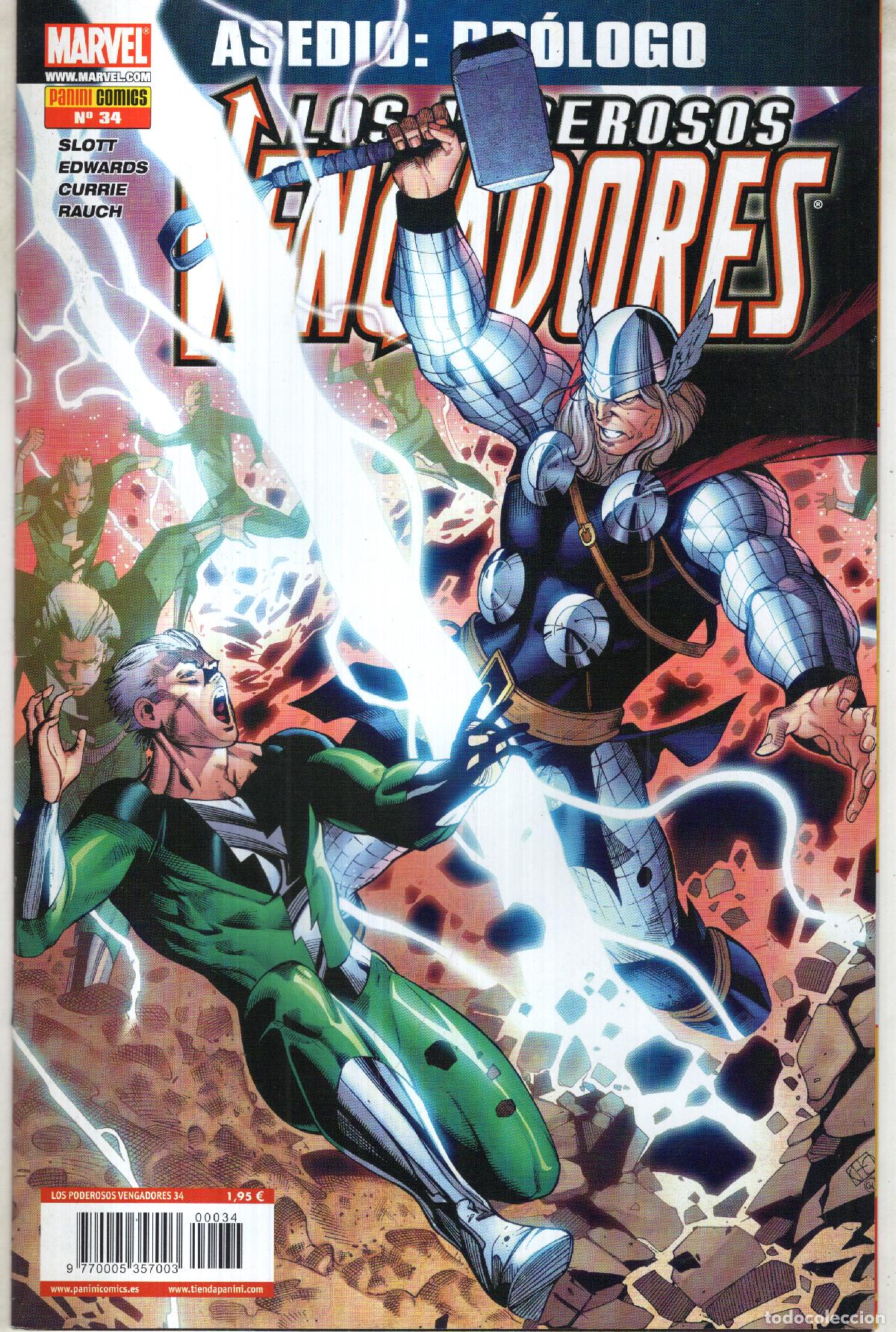 C&oacute;mics: LOS PODEROSOS VENGADORES N&ordm; 34 - PANINI - ESTADO EXCELENTE - Foto 1