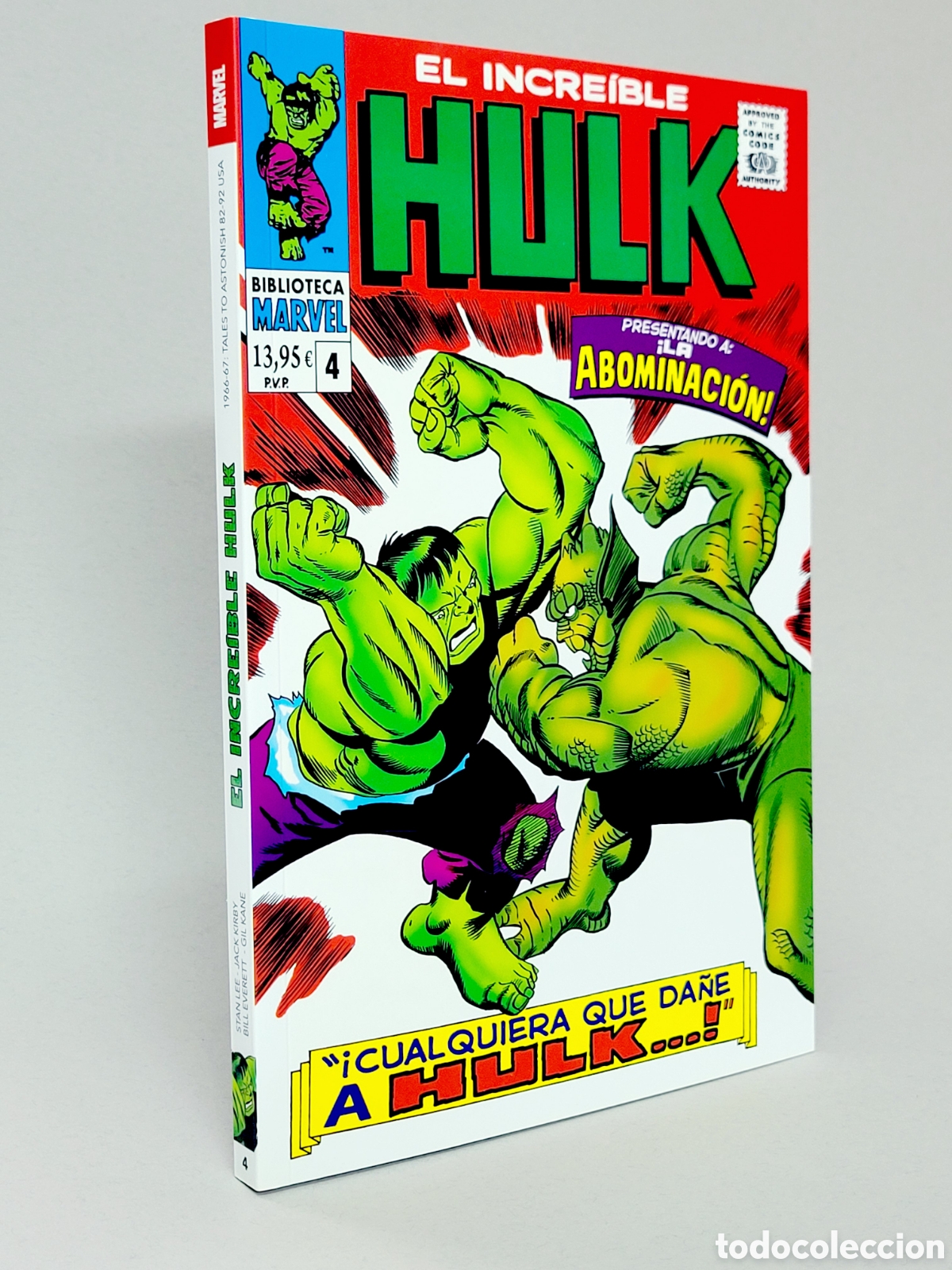 C&oacute;mics: C&Oacute;MIC DE KIOSCO HULK 4 PRESENTANDO A LA ABOMINACION BIBLIOTECA MARVEL PANINI - Foto 1