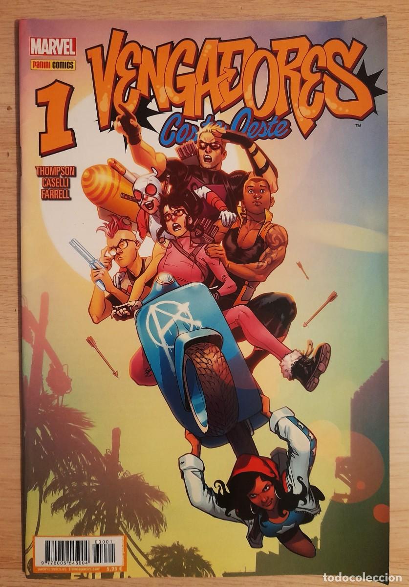 C&oacute;mics: Vengadores Costa Oeste - Coleccion Completa de 5 Comics - Marvel - Panini - Foto 1