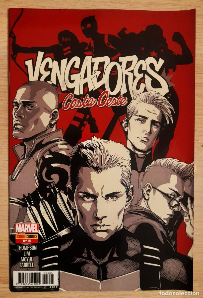 C&oacute;mics: Vengadores Costa Oeste - Coleccion Completa de 5 Comics - Marvel - Panini - Foto 5