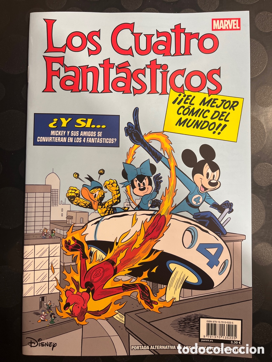 C&oacute;mics: LOS 4 CUATRO FANT&Aacute;STICOS N.184 / 2 PORTADA ALTERNATIVA MICKEY Y SUS AMIGOS ( 2008/..)