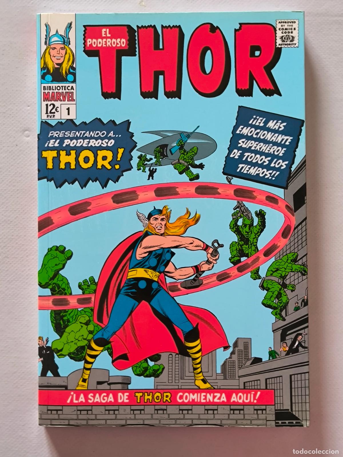 C&oacute;mics: EL PODEROSO THOR N&ordm; 1 - BIBLIOTECA MARVEL - STAN LEE, JACK KIRBY - MARVEL - PANINI (7Y#w) - Foto 1