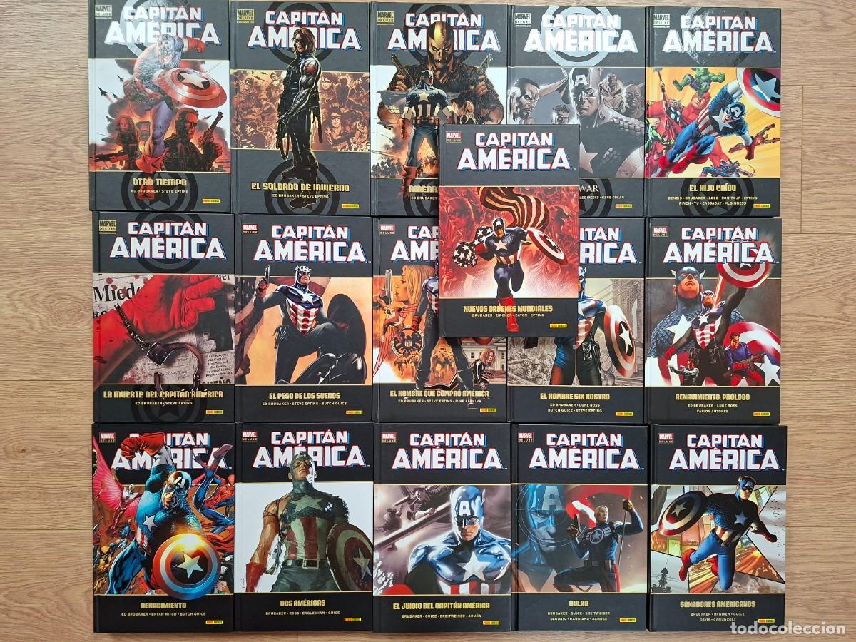 C&oacute;mics: MARVEL DE LUXE CAPITAN AMERICA COMPLETA ED BRUBAKER - Foto 1