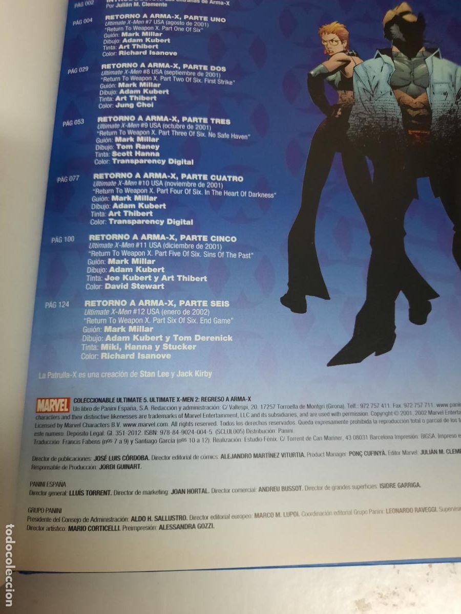C&oacute;mics: COLECCIONABLE ULTIMATE 5. ULTIMATE X-MEN N&ordm; 2 - ED. PANINI - Foto 4