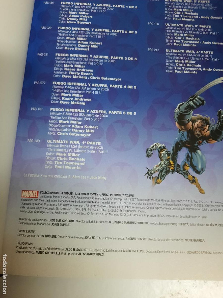 C&oacute;mics: COLECCIONABLE ULTIMATE 15. ULTIMATE X-MEN N&ordm; 4 - ED. PANINI - Foto 4