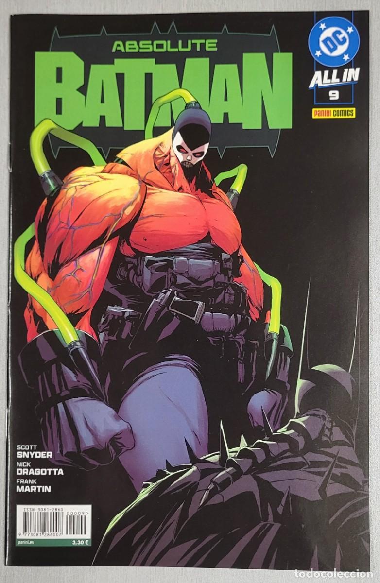C&oacute;mics: ABSOLUTE BATMAN N&ordm; 9 / SCOTT SNIDER - NICK DRAGOTTA / ALL IN - -DC - PANINI - Foto 1