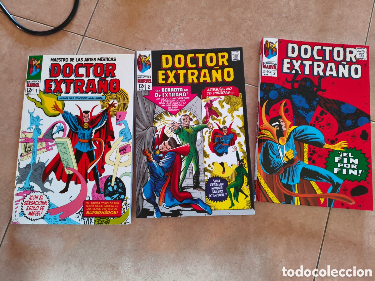 C&oacute;mics: Biblioteca Marvel doctor extra&ntilde;o 1, 2 y 3 Panini color - Foto 1