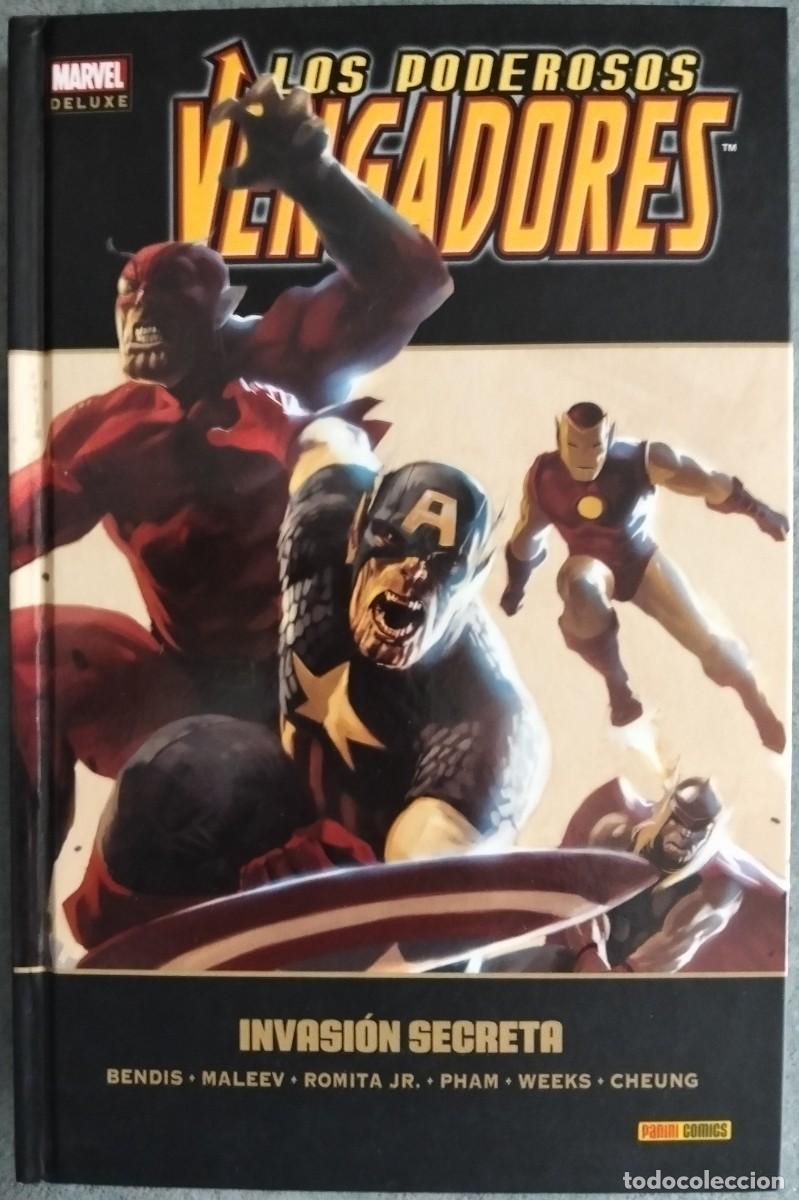 C&oacute;mics: MARVEL DELUXE. LOS PODEROSOS VDENGADORES N&ordm; 3 - INVASI&Oacute;N SECRETA. PANINI COMICS. - Foto 1