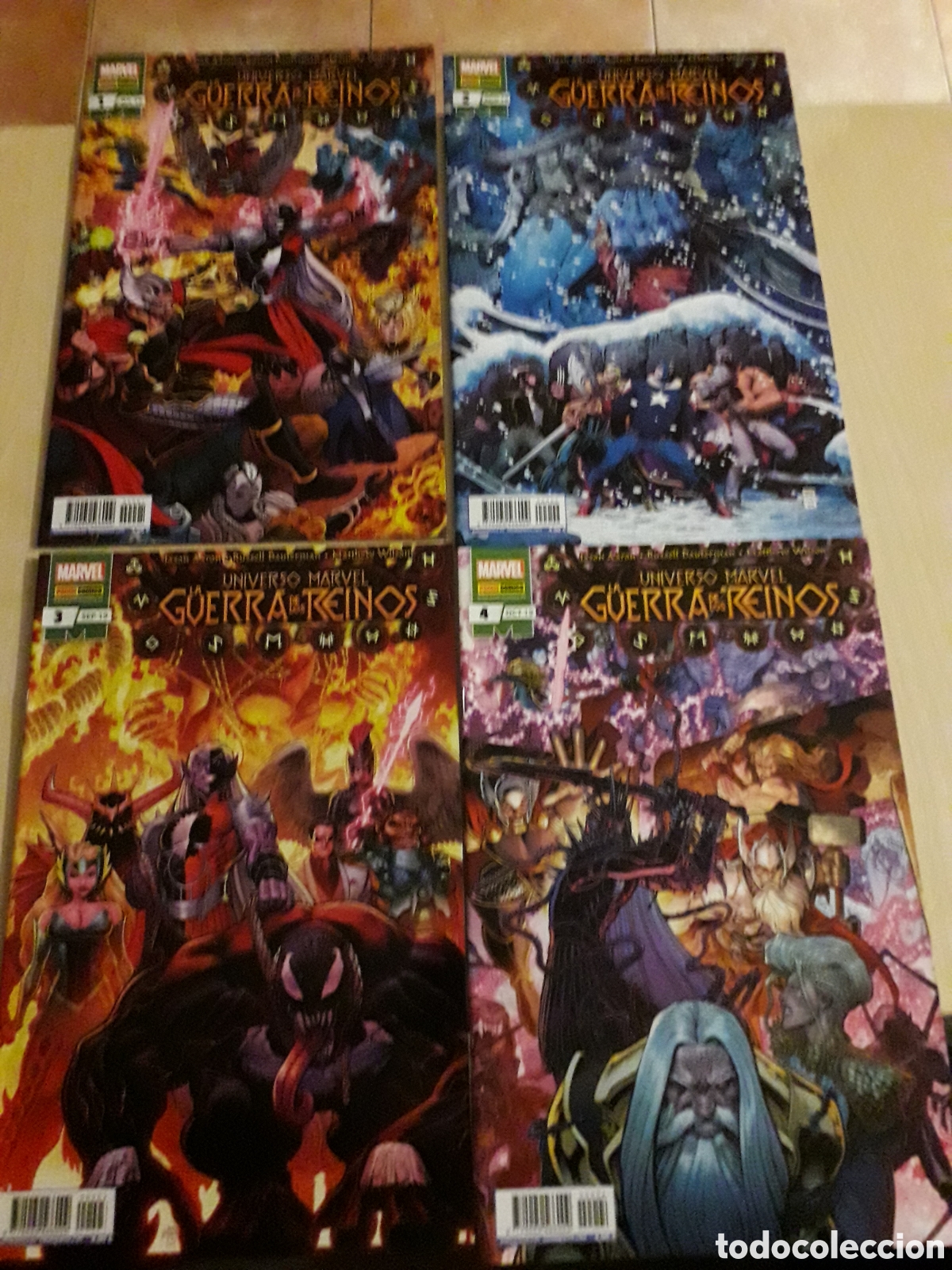 C&oacute;mics: LA GUERRA DE LOS REINOS. NUM 1 AL 4. Completa - Foto 1