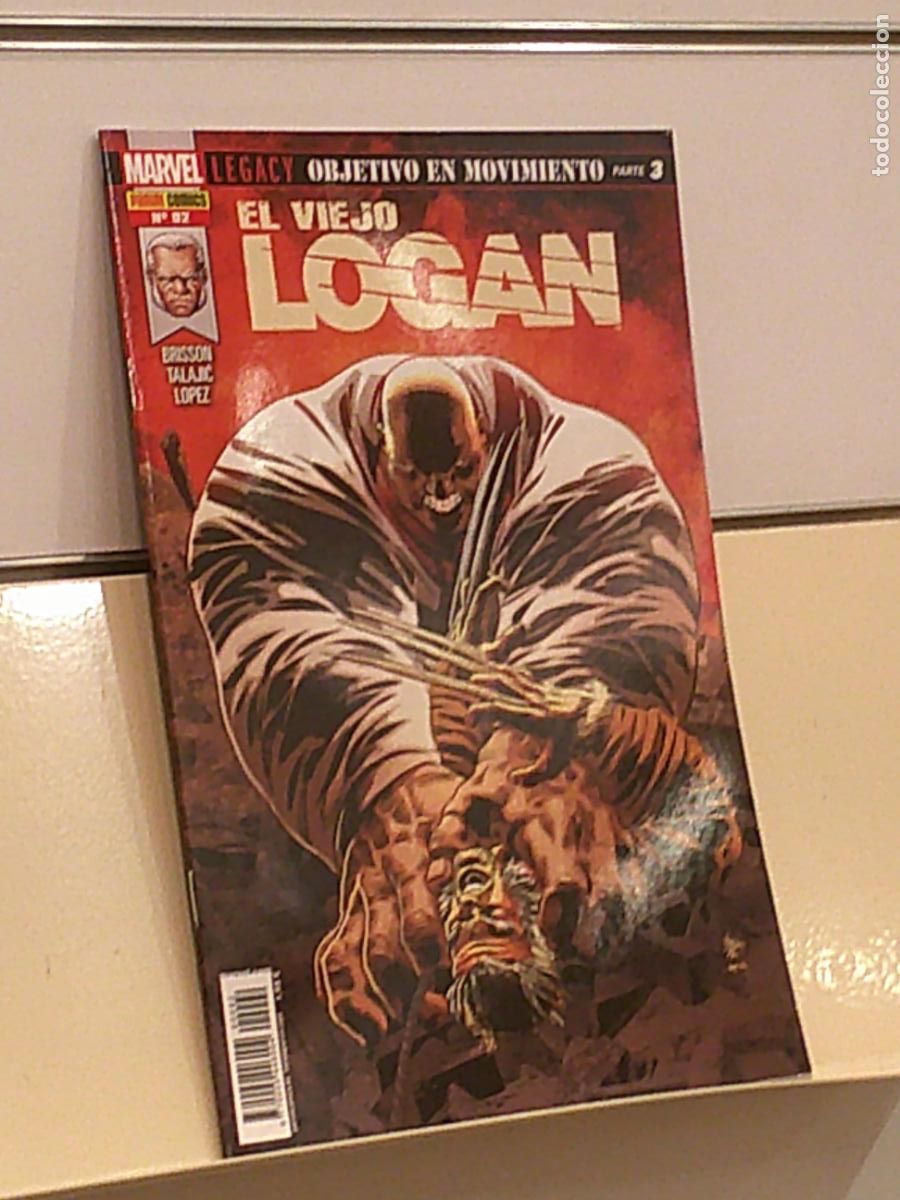 Comics: EL VIEJO LOGAN N&ordm; 92 OBJETIVO EN MOVIMIENTO PARTE 3 MARVEL - PANINI