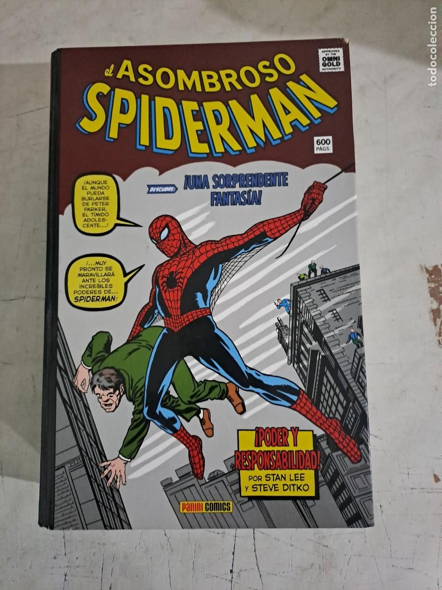 Comics: Spiderman 1, poder y responsabilidad, Omni Gold, Panini en muy buen estado