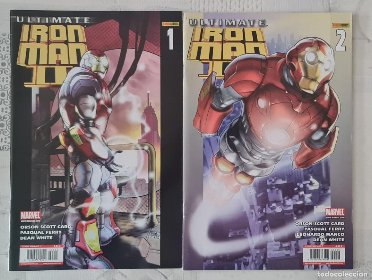 C&oacute;mics: ULTIMATE IRON MAN II. Serie Limitada completa 2 numeros. Panini 2008 - Foto 1
