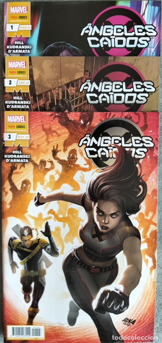 C&oacute;mics: &Aacute;NGELES CA&Iacute;DOS Nos. del 1 al 3. PANINI COMICS. - Foto 1
