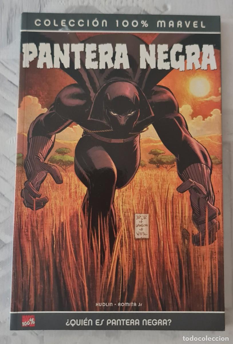 C&oacute;mics: 100% MARVEL. PANTERA NEGRA &iquest;QUIEN ES PANTERA NEGRA? Panini Comics 2005 - Foto 1