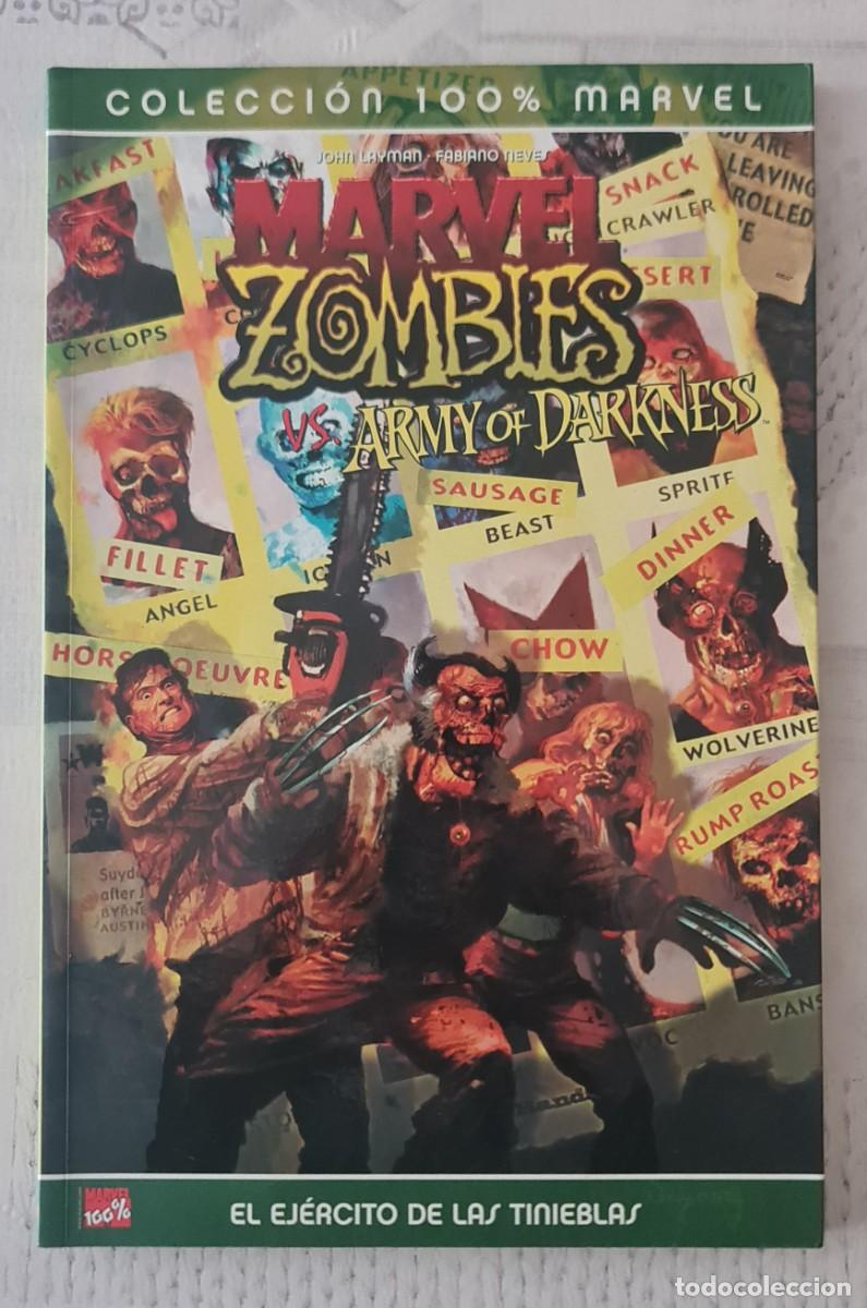 C&oacute;mics: 100% MARVEL ZOMBIES. EL EJERCITO DE LAS TINIEBLAS. Panini Comics 2008 - Foto 1