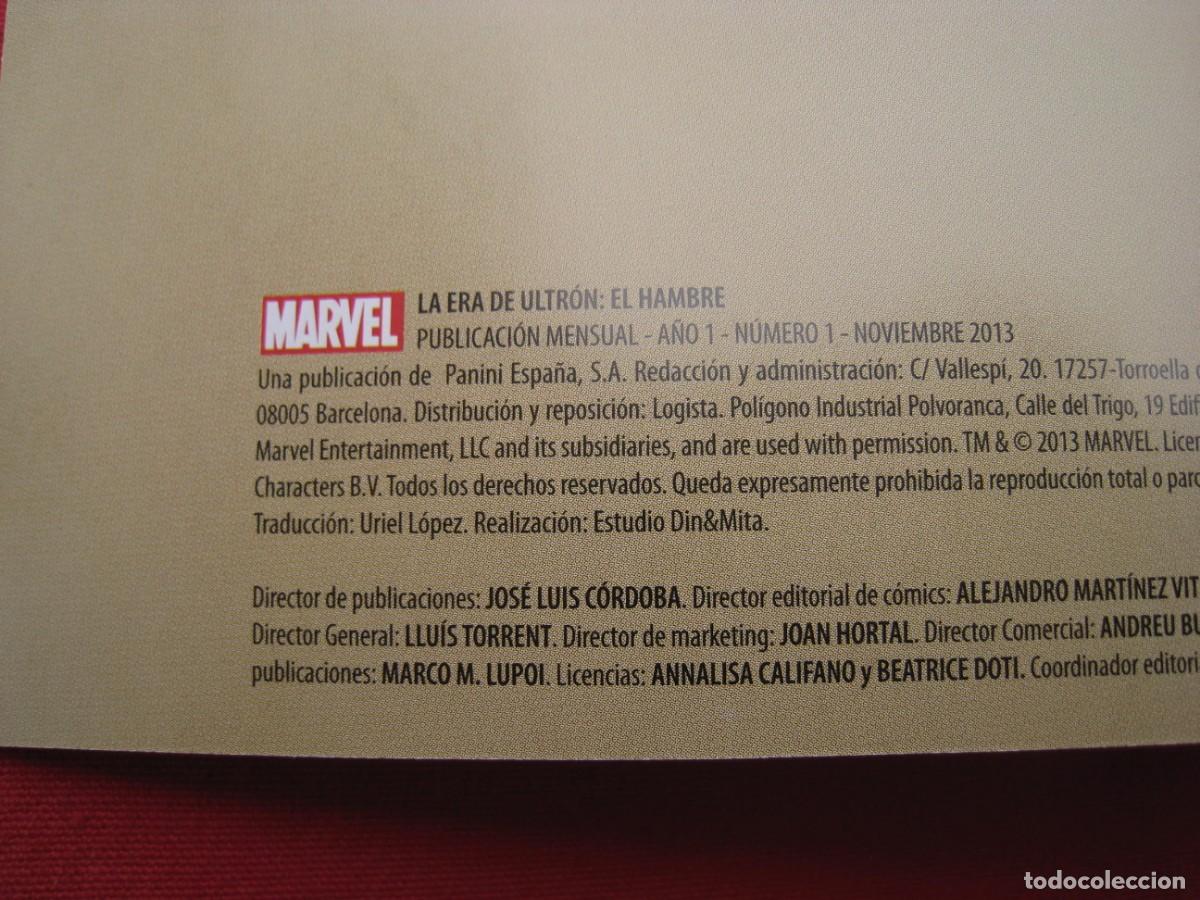 C&oacute;mics: LA ERA DE ULTRON - EL HAMBRE - N&ordm; 1 - PANINI. - Foto 4