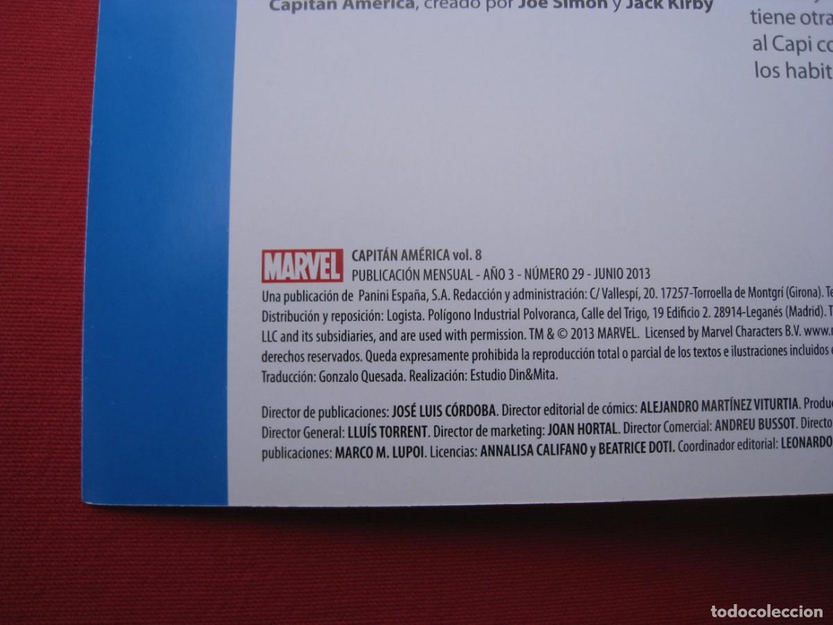 C&oacute;mics: CAPITAN AMERICA - VOL. 8 - N&ordm; 29 - PANINI. - Foto 3