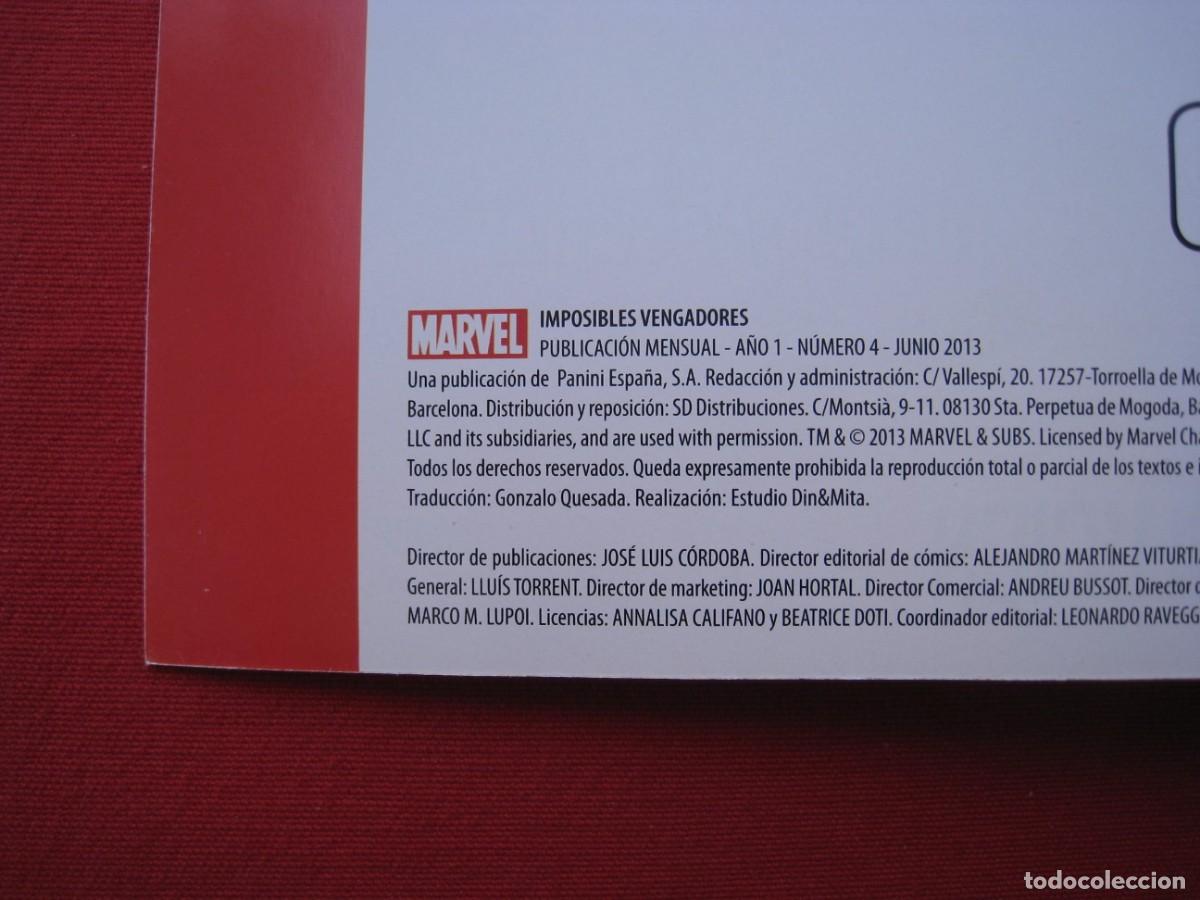 C&oacute;mics: IMPOSIBLES VENGADORES - N&ordm; 4 - PANINI. - Foto 3