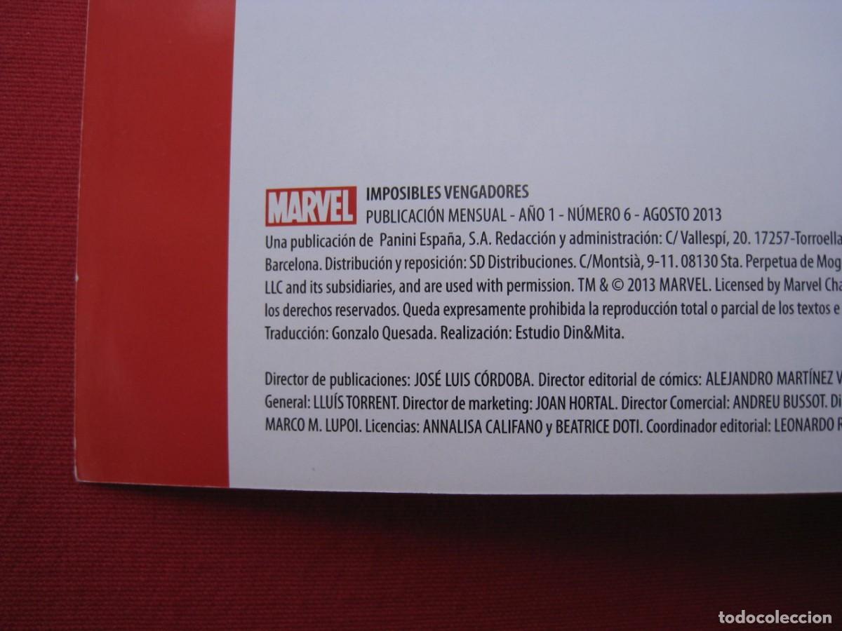 C&oacute;mics: IMPOSIBLES VENGADORES - N&ordm; 6 - PANINI. - Foto 3