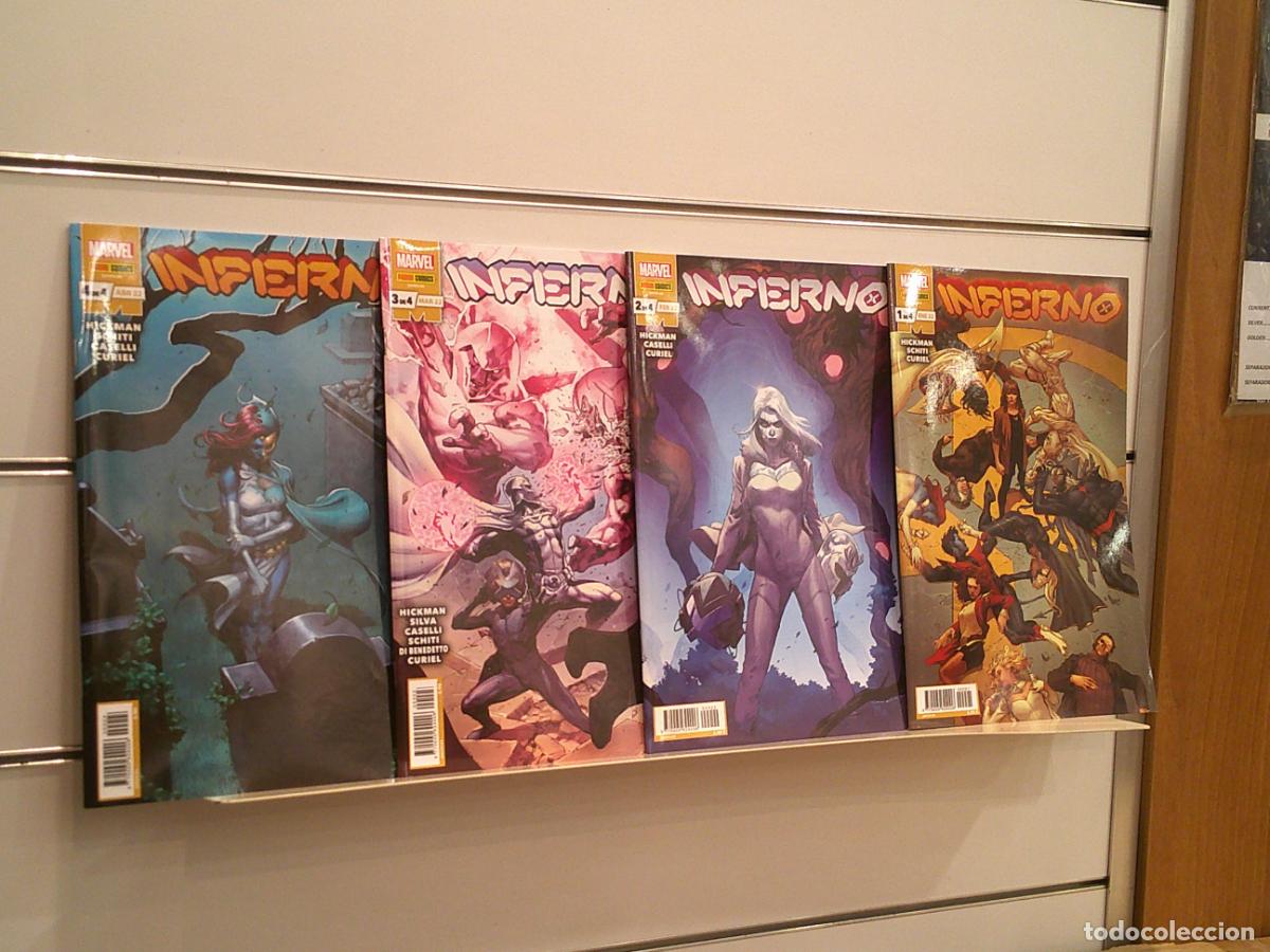 C&oacute;mics: INFERNO COMPLETA 4 NUMEROS 2022 MARVEL - PANINI OFERTA - Foto 1