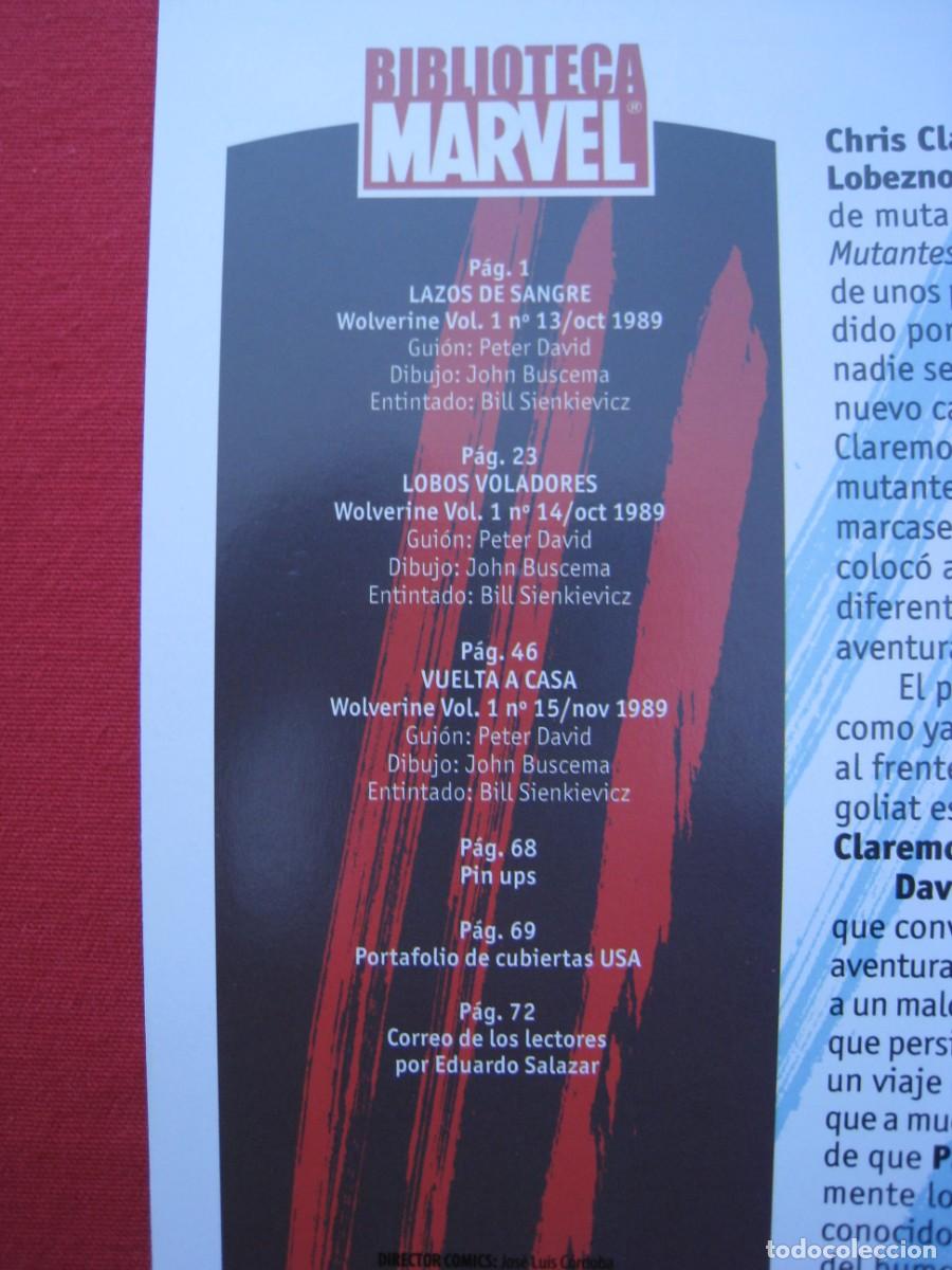 C&oacute;mics: BIBLIOTECA MARVEL - N&ordm; 6 - LOBEZNO - PANINI. - Foto 3