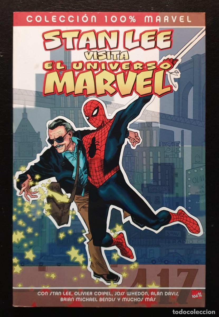 C&oacute;mics: 100% MARVEL. STAN LEE VISITA EL UNIVERSO MARVEL. Numero unico. Panini Comics 2008 - Foto 1