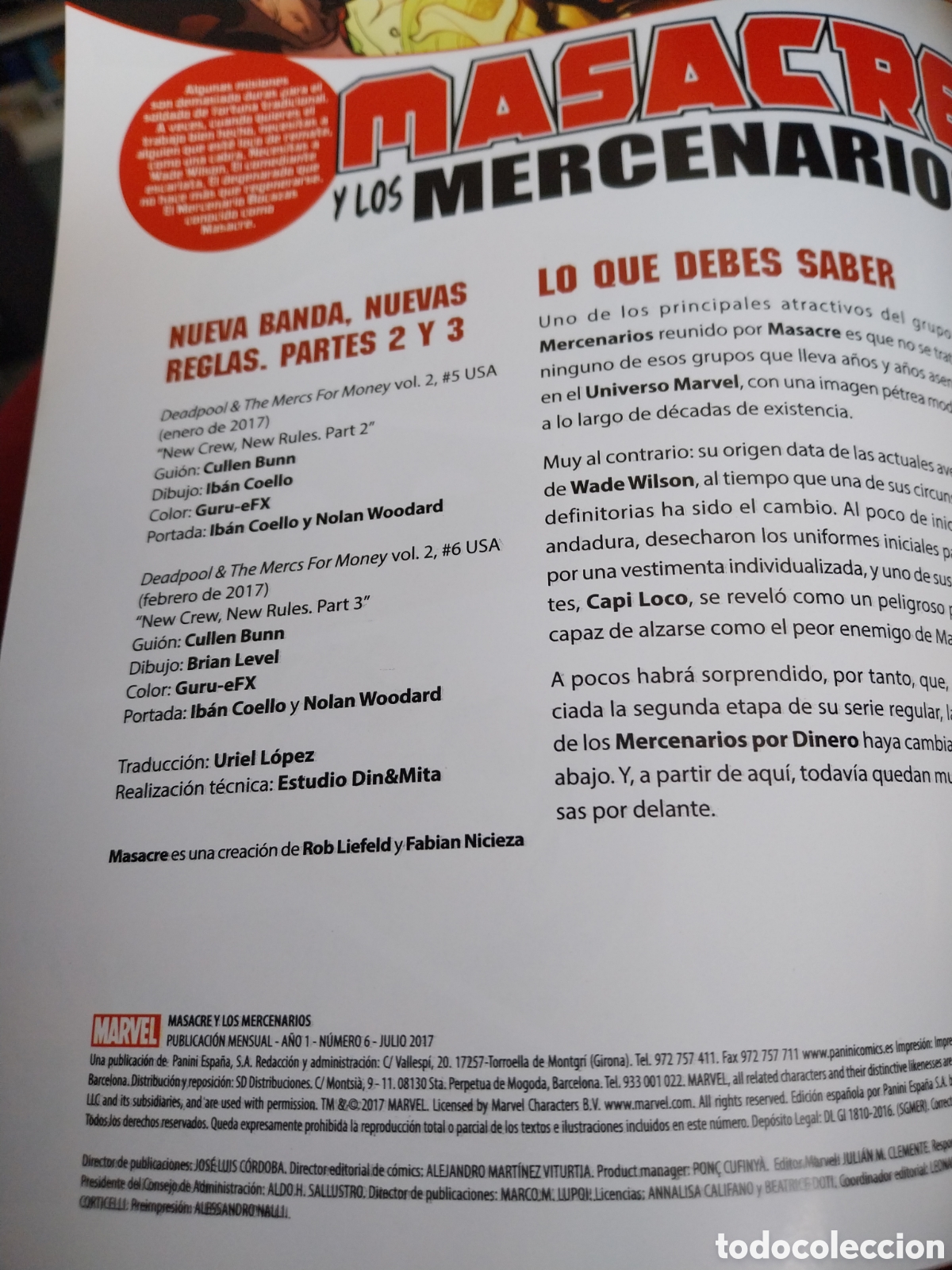 C&oacute;mics: Deadpool. Masacre y los Mercenarios. GRAPA ESPA&Ntilde;A - Foto 6