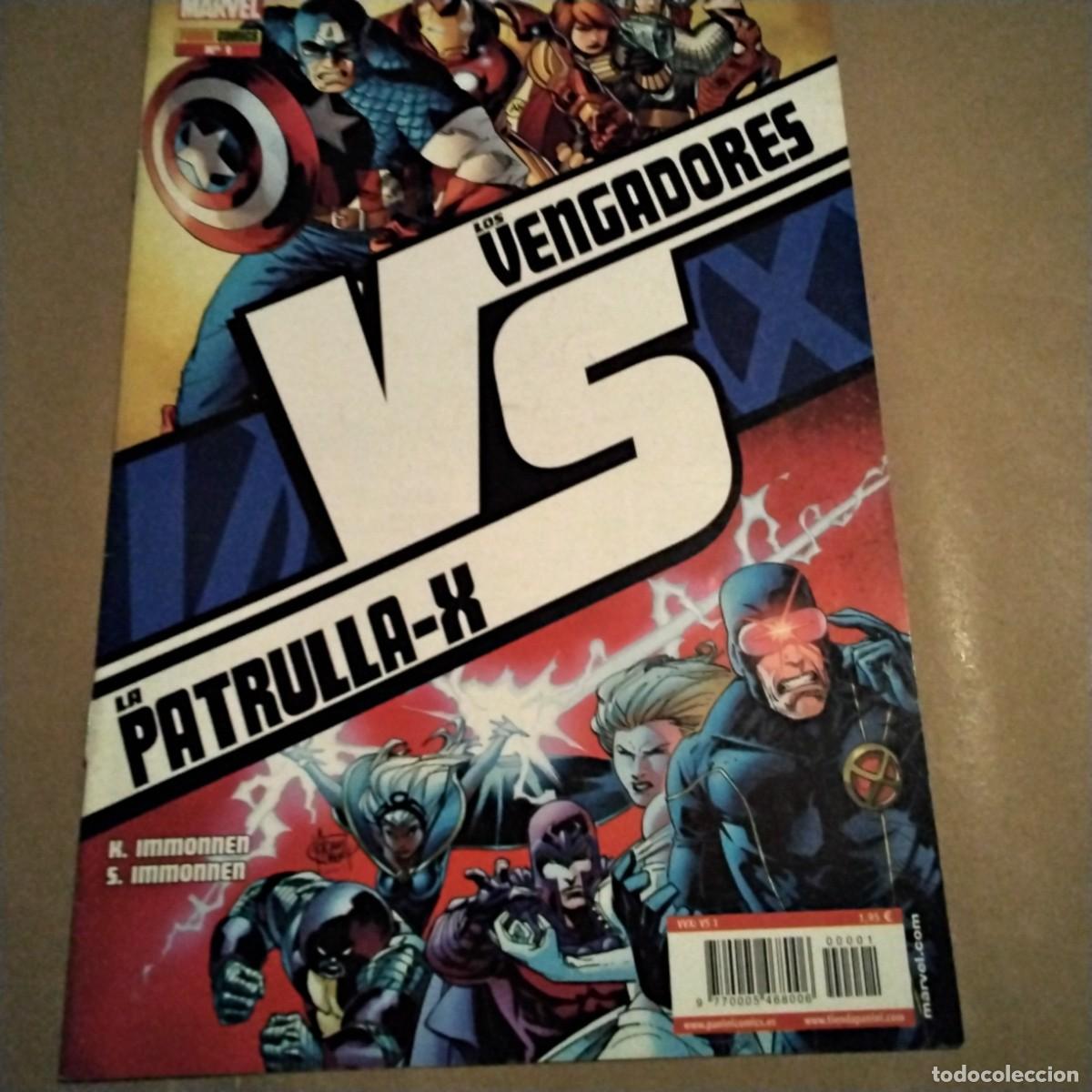 C&oacute;mics: VENGADORES VS LA PATRULLA X 1 PANINI - Foto 1