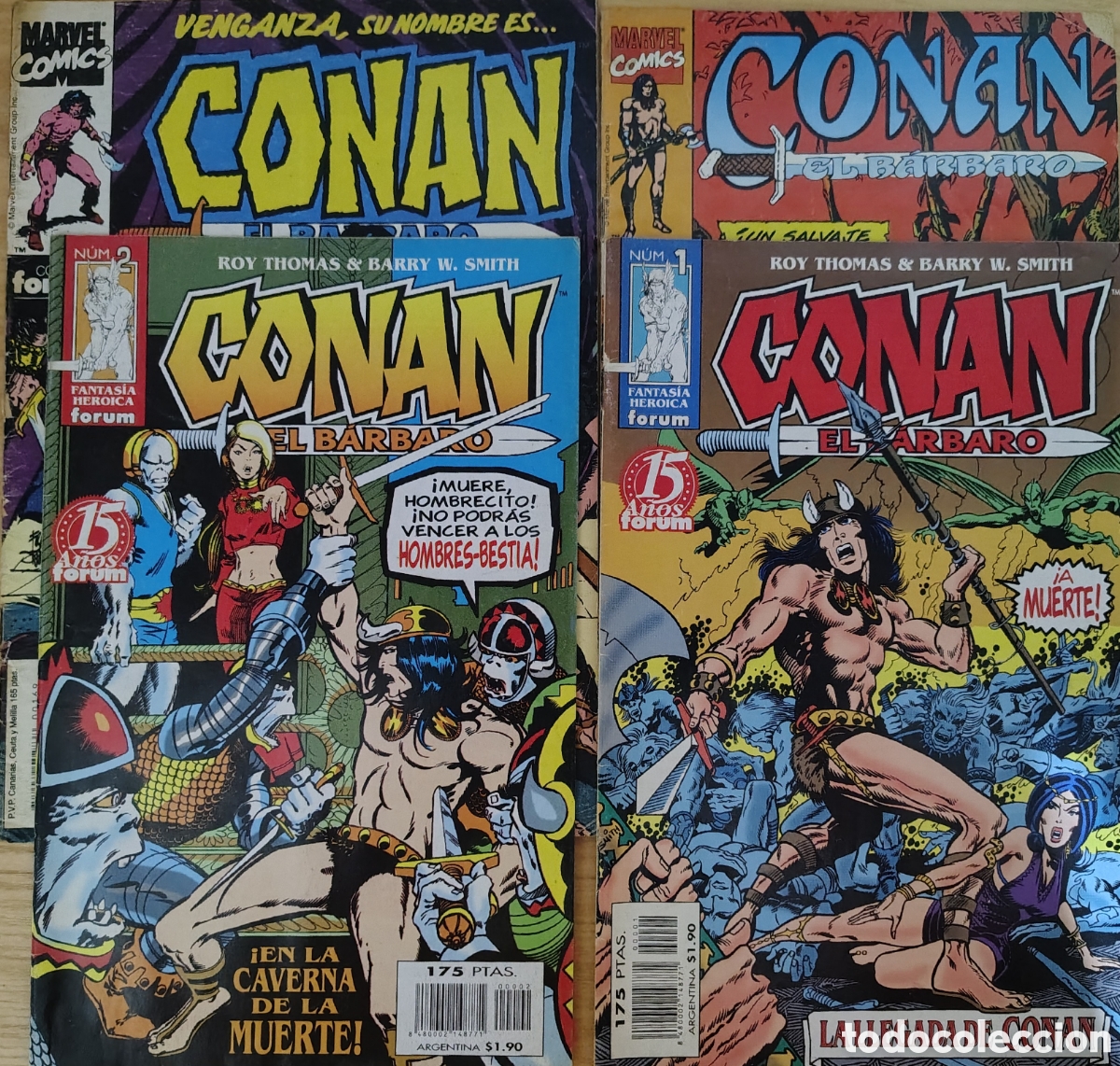 C&oacute;mics: Conan El B&aacute;rbaro lote de 4 ejemplares - Foto 2