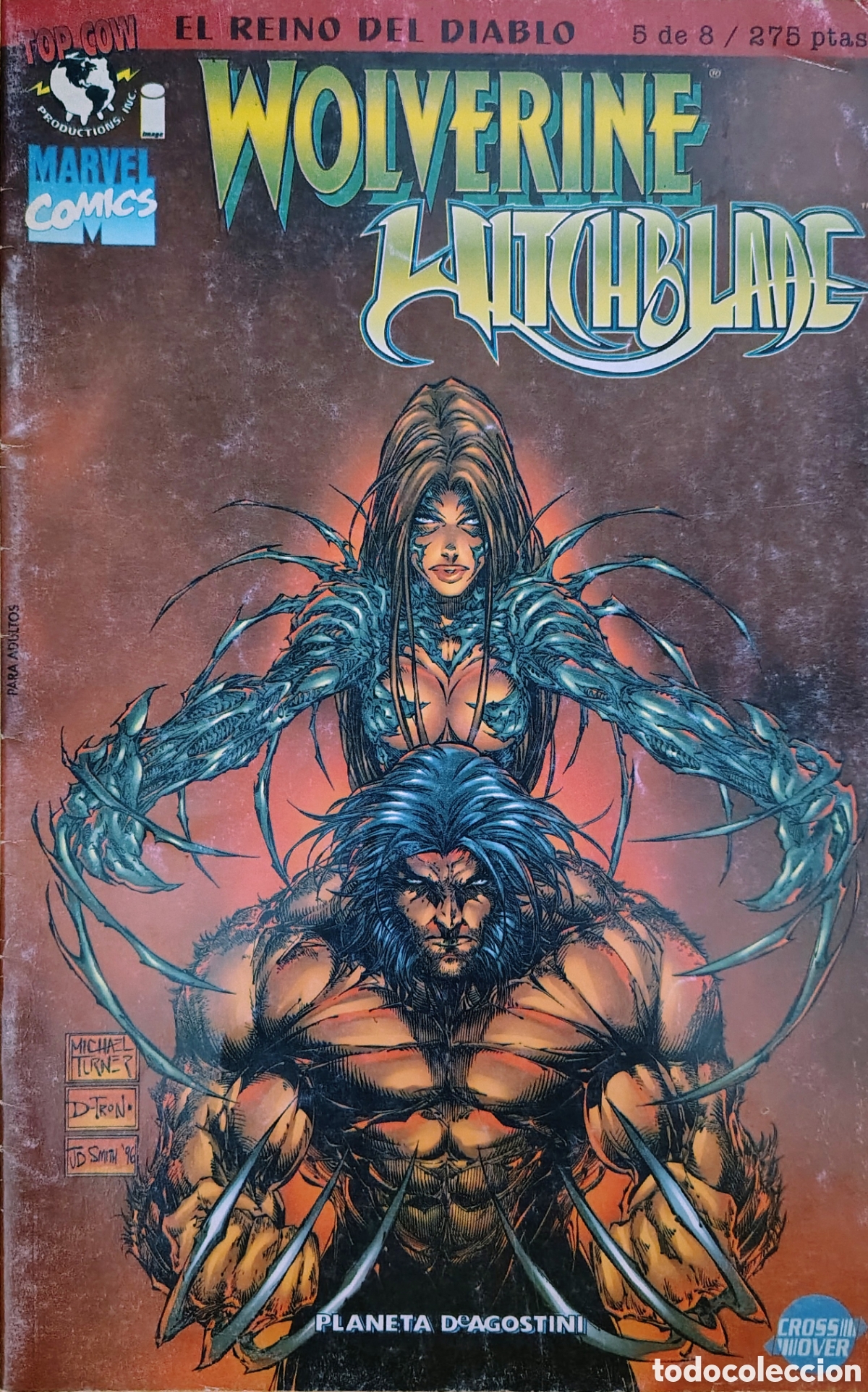 C&oacute;mics: El Reino Del Diablo Wolverine Hitchblade - Foto 1