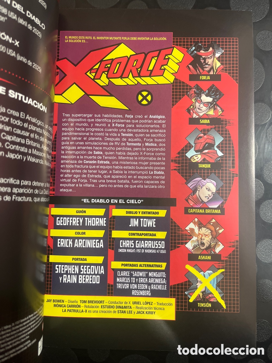 C&oacute;mics: X FORCE N.54 / 3 EL DIABLO EN EL CIELO ( 2019/&hellip; ) - Foto 3