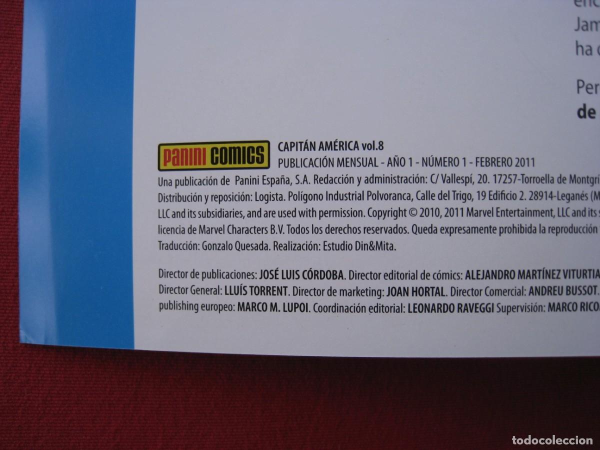 C&oacute;mics: CAPITAN AMERICA - VOL.8 - N&ordm; 1 - PANINI. - Foto 3