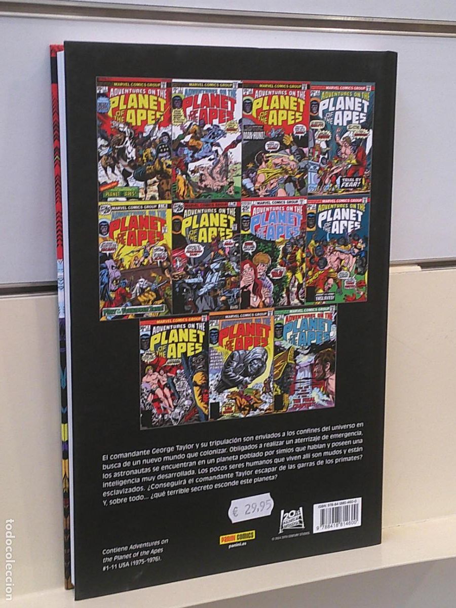 C&oacute;mics: AVENTURAS EN EL PLANETA DE LOS SIMIOS 1975-1976 - PANINI - Foto 2