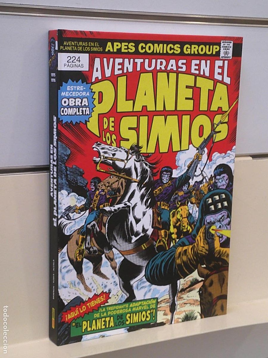 C&oacute;mics: AVENTURAS EN EL PLANETA DE LOS SIMIOS 1975-1976 - PANINI - Foto 1