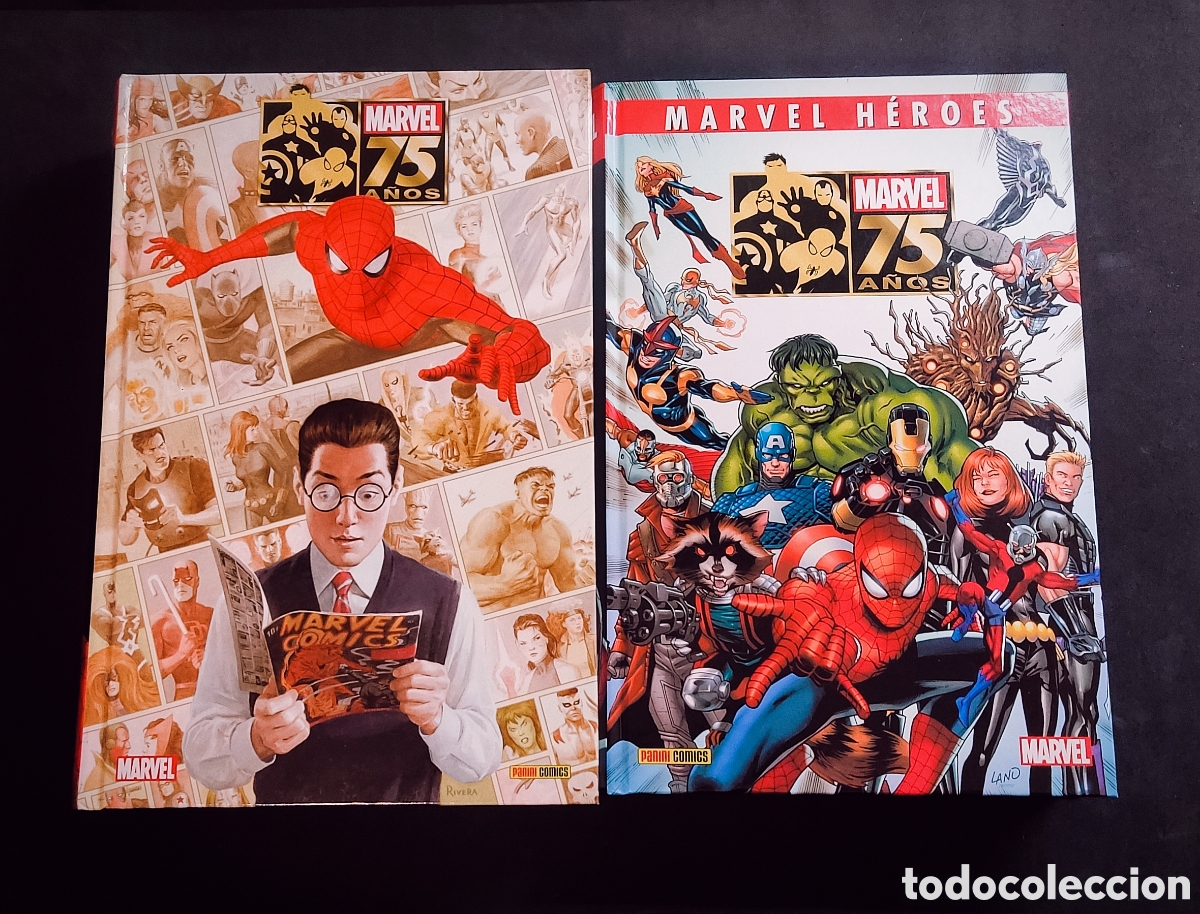 C&oacute;mics: Lote Marvel Gold. Marvel 75 A&ntilde;os completa - Foto 1