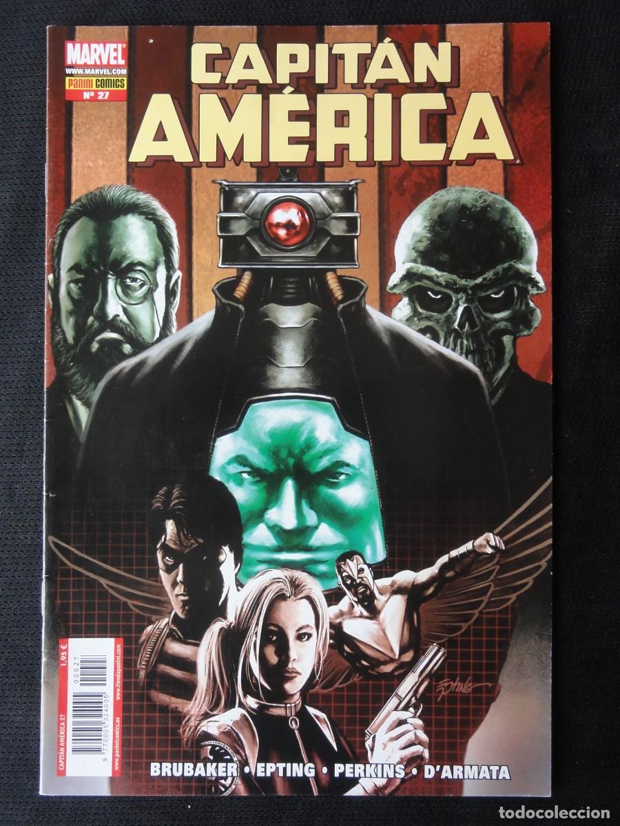 C&oacute;mics: CAPIT&Aacute;N AM&Eacute;RICA. N&ordm; 27. BRUBAKER. A&Ntilde;O 2005. MARVEL COMIC PANINI. C-22B - Foto 1