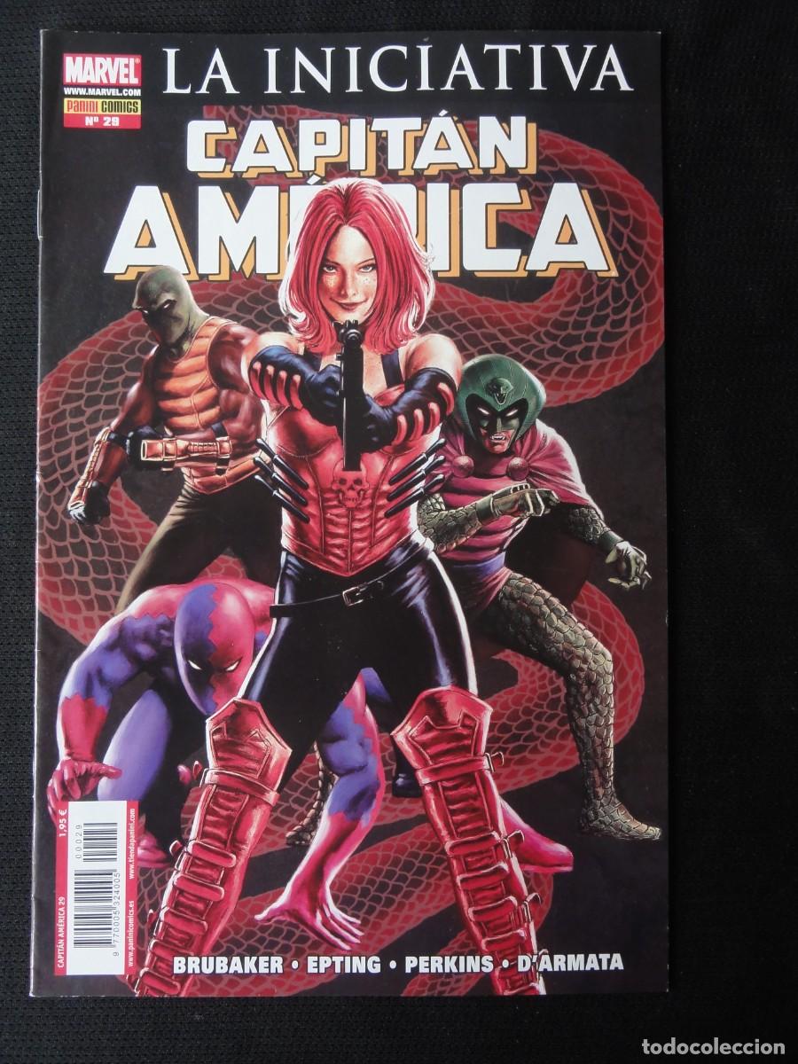 C&oacute;mics: CAPIT&Aacute;N AM&Eacute;RICA. N&ordm; 29. BRUBAKER. A&Ntilde;O 2005. MARVEL COMIC PANINI. C-22B - Foto 1