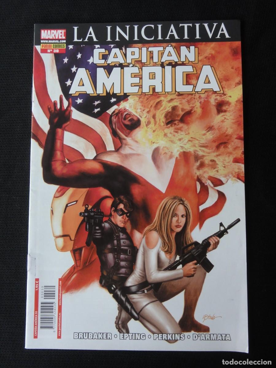 C&oacute;mics: CAPIT&Aacute;N AM&Eacute;RICA. N&ordm; 30. BRUBAKER. A&Ntilde;O 2005. MARVEL COMIC PANINI. C-22B - Foto 1