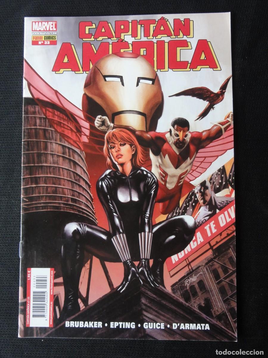 C&oacute;mics: CAPIT&Aacute;N AM&Eacute;RICA. N&ordm; 33. BRUBAKER. A&Ntilde;O 2005. MARVEL COMIC PANINI. C-22B - Foto 1