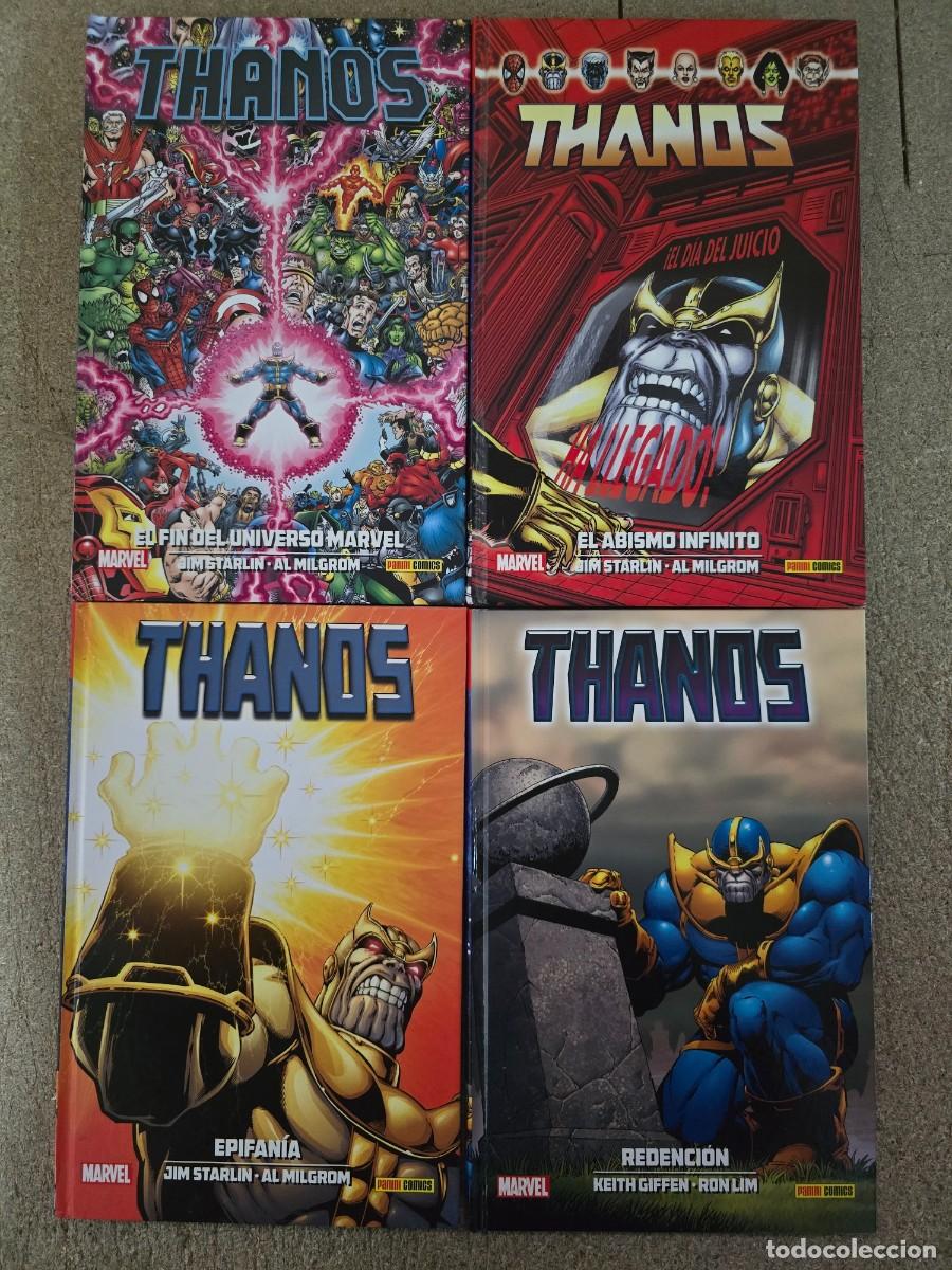 C&oacute;mics: Thanos.La Nueva Saga del Infinito.Completa 4 Tomos.Marvel Panini - Foto 1