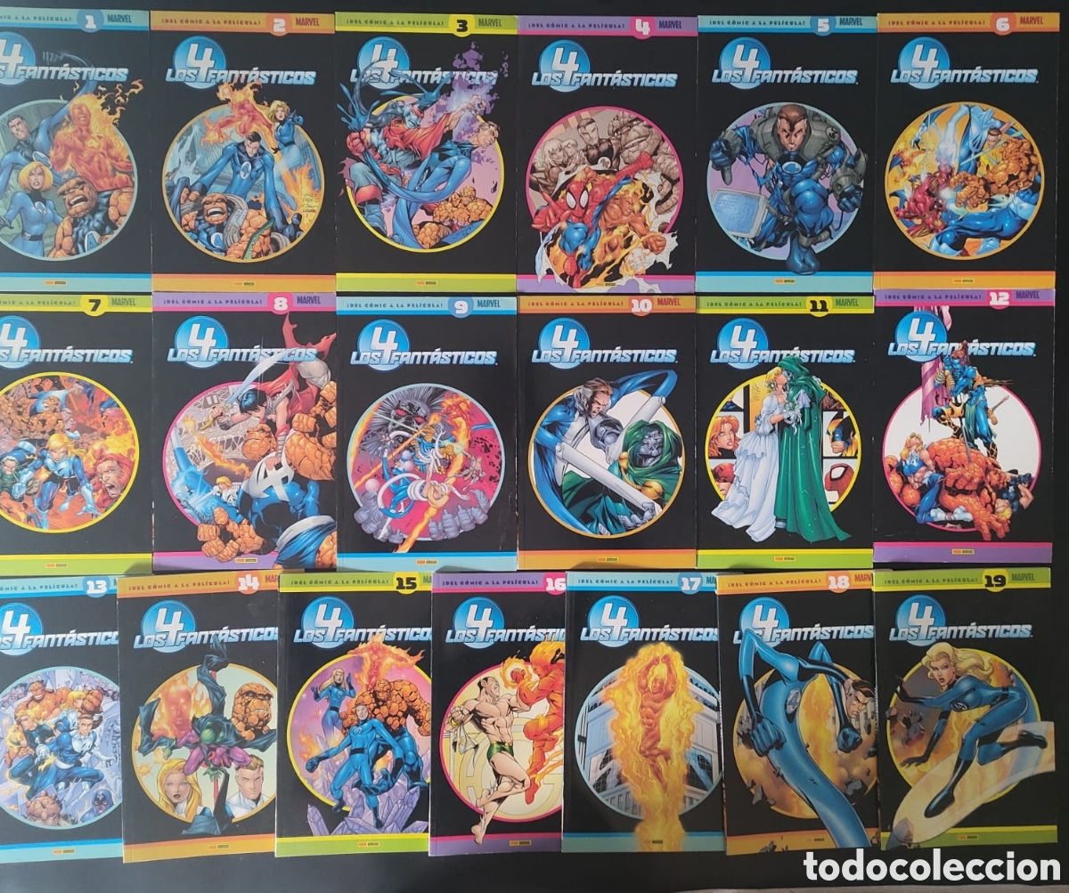 C&oacute;mics: DEL COMIC A LA PELICULA LOS 4 FANTASTICOS 19 NUMEROS DE 20 - Foto 1
