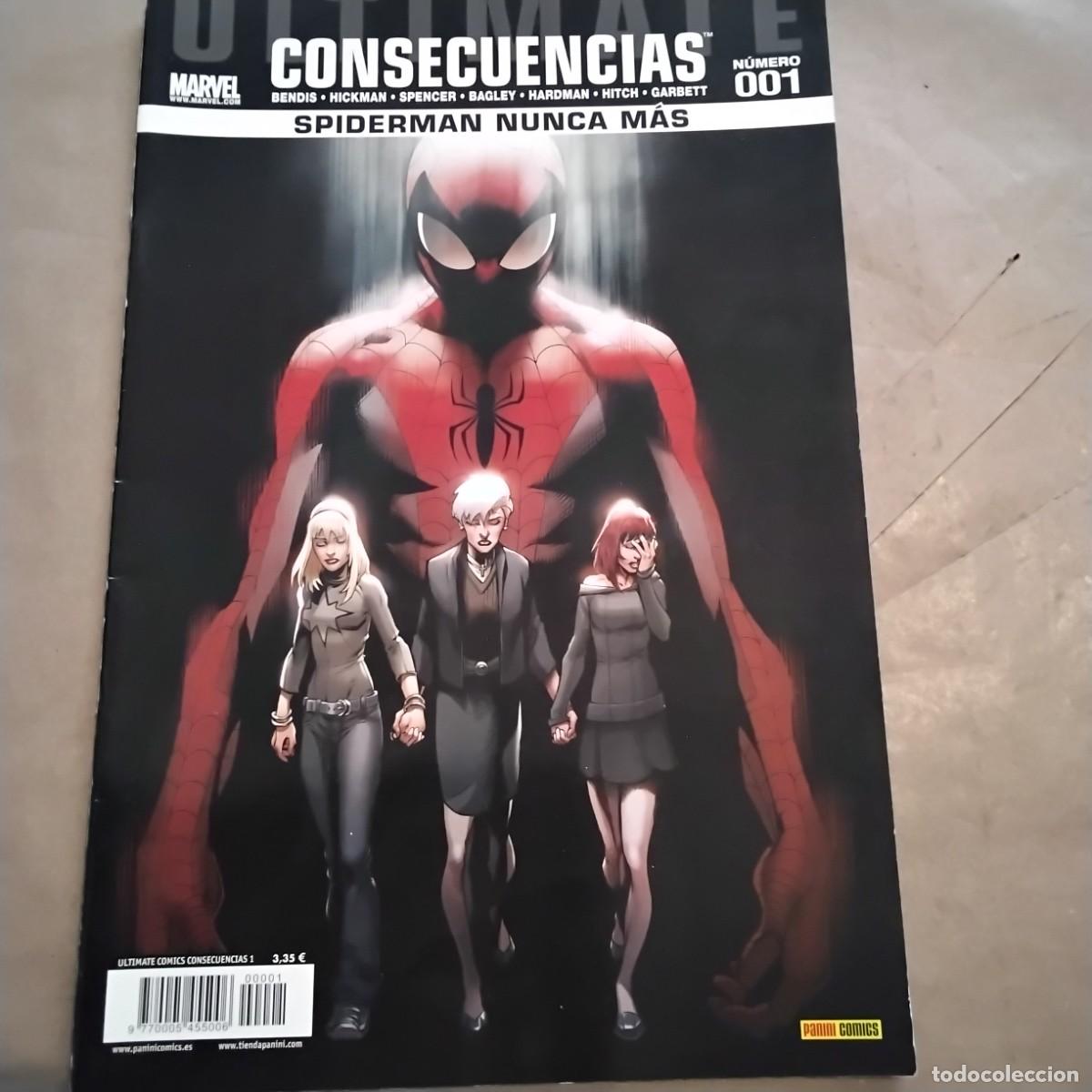 C&oacute;mics: CONSECUENCIAS SPIDERMAN NUNCA MAS 1 PANINI - Foto 1