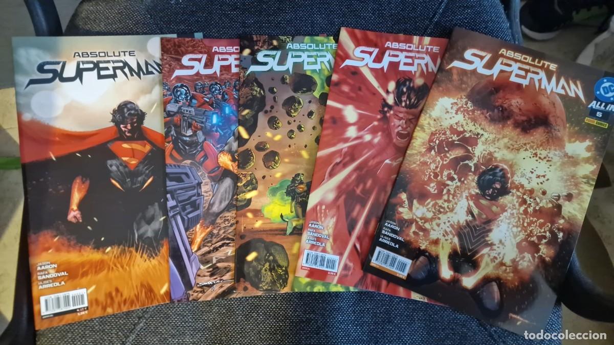 C&oacute;mics: ABSOLUTE SUPERMAN LOTE LOS 5 PRIMEROS N&Uacute;MEROS - PANINI - DESCUENTO 15%&iexcl;&iexcl;&iexcl; - Foto 1