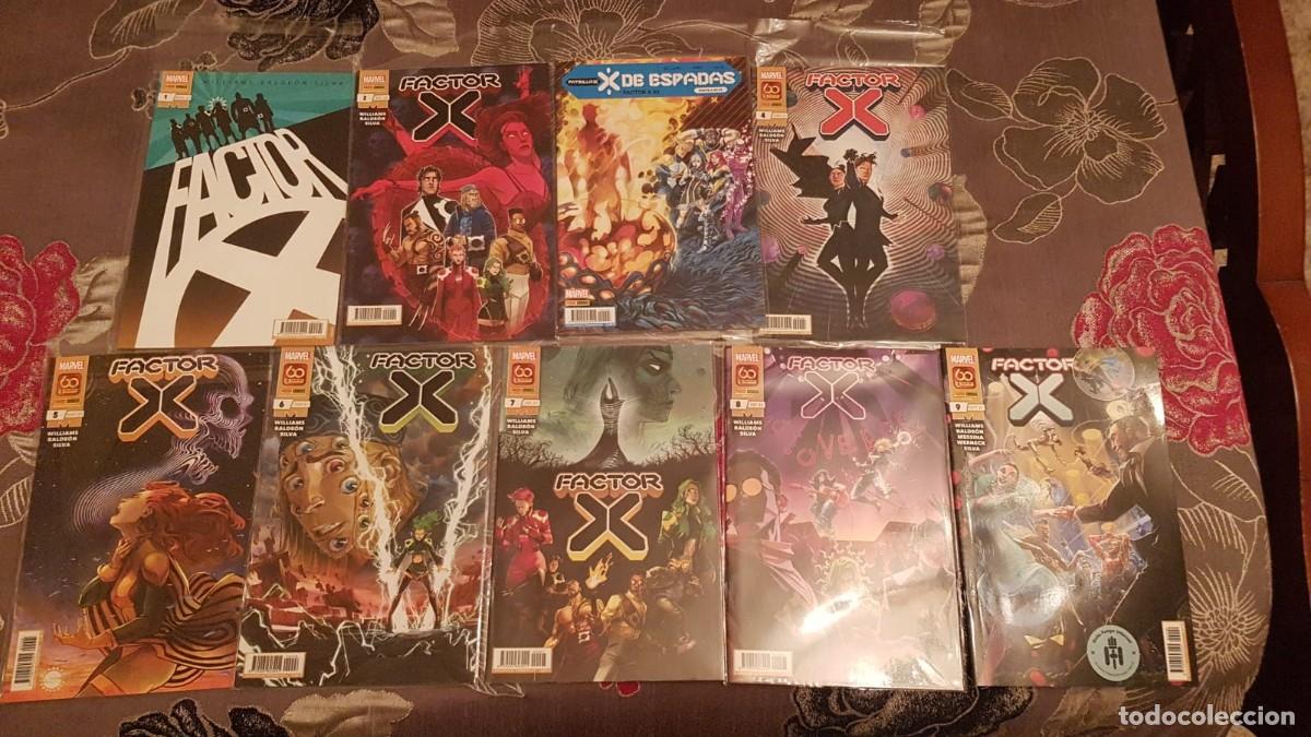 C&oacute;mics: FACTOR - X (OBRA COMPLETA 9 N&Uacute;MEROS) - PANINI - Foto 1