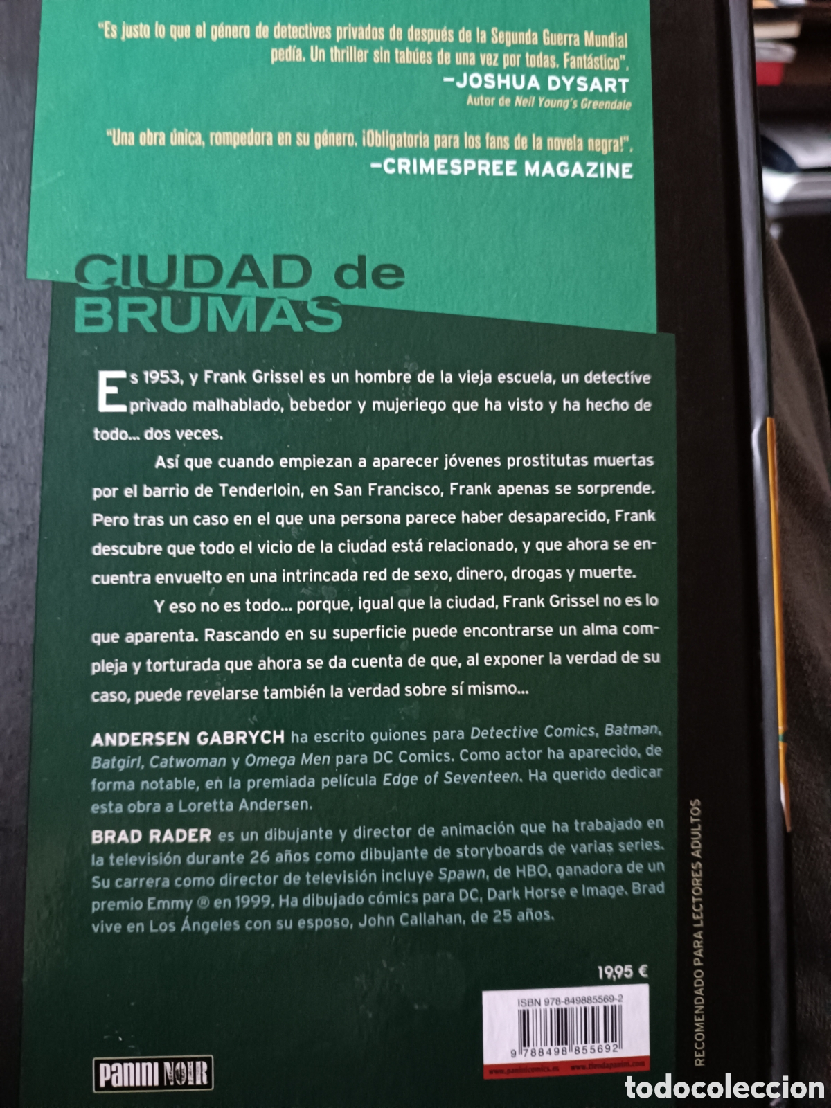C&oacute;mics: Ciudad de brumas. Panini noir - Foto 2